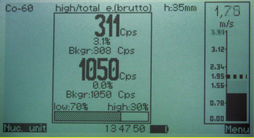 LARS系统的测量界面