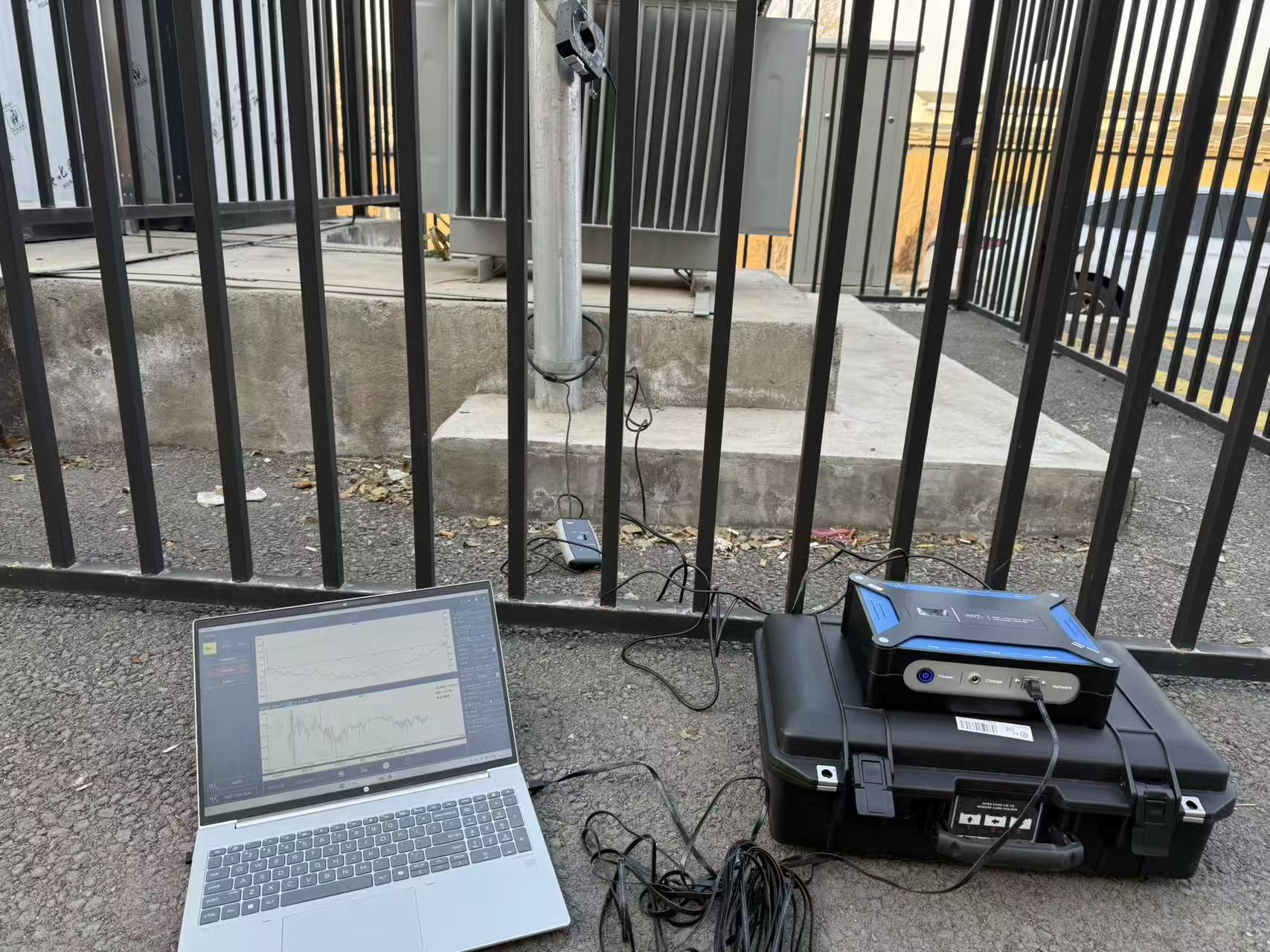 电缆局放测试仪使用现场